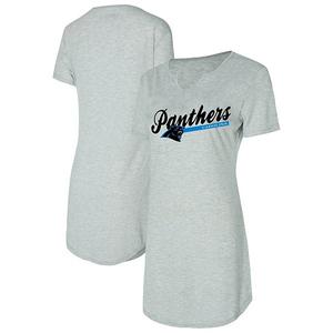 Женская футболка-поло concepts sport gray carolina panthers petition knit Unbranded