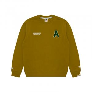 Толстовка с логотипом A Bathing APE Aape, желтый