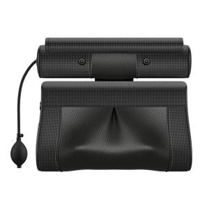 Массажер электрический для шеи, плеч, поясницы и спины многофункциональный полный массаж тела разминающий домашняя подушка Furanke, черный