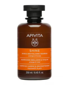 Шампунь Блеск и Жизненная Сила с Апельсином и Медом Apivita