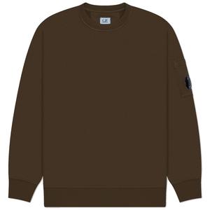 Коричневый хлопковый свитер C.P. Company