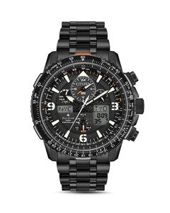 Citizen Promaster Skyhawk AT Eco-Drive, черные часы, 46 мм, черный