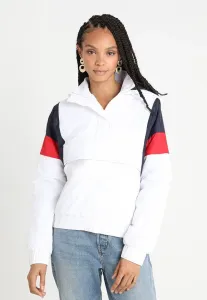 Легкая куртка Urban Classics, White/Navy/Firered