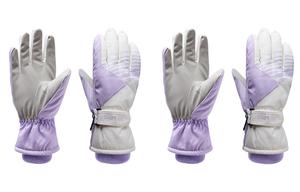 Лыжные перчатки 361°, фиолетовый/белый-two pairs