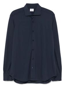 Рубашка Mazzarelli с раскладным воротником, синий