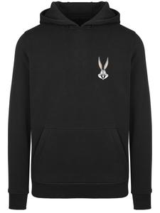 Пуловер F4NT4STIC Hoodie Looney Tunes Bugs Bunny Breast Print, черный