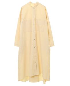 Платье из саржевой тафты с застежкой спереди Plain People, цвет Cream