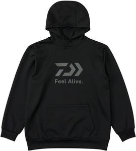 Толстовка с капюшоном Daiwa DANROTECH DE-8925 WL4XL, различные размеры (модель 2025 года), черный