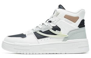 Скейтбординговые туфли женские высокие белые/черные/серые Xtep