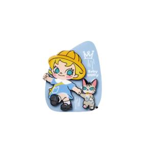 Магнит на холодильник Baby Molly и Baby Tabby вместе в детский сад POP MART