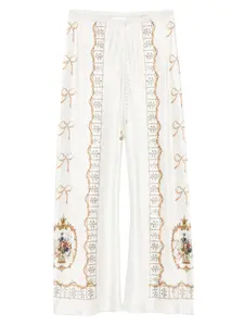 Брюки Dressing Room Drama с цветочным принтом Camilla, нейтральный