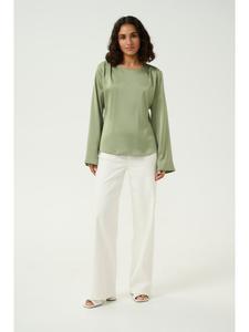 Блузка Kaffe, цвет oil green