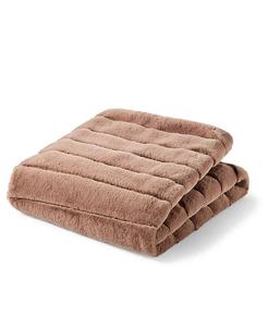 Плед из жемчужного меха, 50 x 60 дюймов Hotel Collection, коричневый