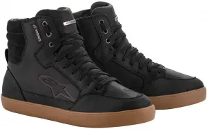 Мужские водонепроницаемые черные резиновые ботинки Alpinestars J-6, Black Gum