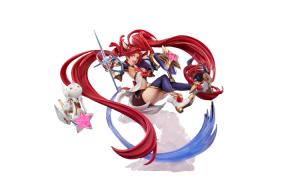 Фигурка jinx league of legends, star guardian, jinx в масштабе 24см GOOD SMILE COMPANY