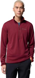 Мужская флисовая куртка Columbia Essential Hike Grid Half Zip, Rich Wine