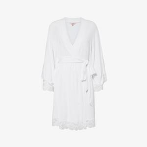 Халат mariana из эластичного джерси с завязками на талии Eberjey, белый