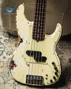 Xotic XP-1T 5-струнная бас-гитара, состаренный винтажный белый с трехцветным градиентом, с грифом из палисандра