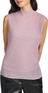 Женский топ без рукавов Calvin Klein с воротником-стойкой, Lvnder Frost