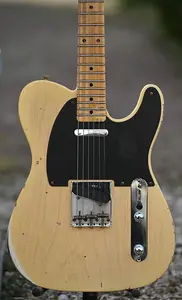 Fender Custom Shop 1954 Telecaster, Релик - Состаренный Nocaster Blonde