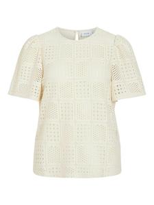 Блузка Vila, кремовый