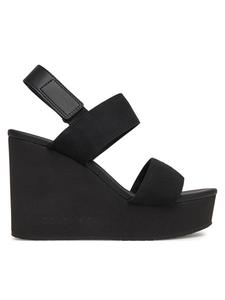 Сандалии Wedge Sandal Webbing In YW0YW01790 Calvin Klein Jeans, черный