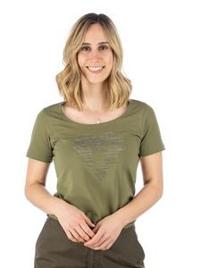 Футболка OS-Trachten Yomaru, цвет khaki/schlamm