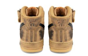 Кроссовки Air Force 1 для скейтбординга унисекс средней высоты Nike, цвет Wheat