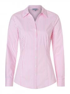 More & More Полосатая блузка-рубашка цвета сорбетовой розы/белого