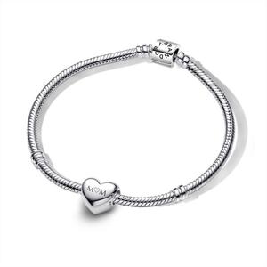 Ювелирный набор BE LOVE Engravable Heart Bracelet Set Pandora, стерлинговое серебро
