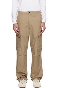 Carhartt Work In Progress Бежевые обычные брюки-карго