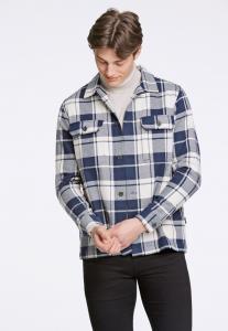 Рубашка CHECKED Junk De Luxe, темно-синий