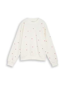 TOM TAILOR DENIM Свитшот в цвете Off White