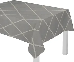 Скатерть Адам "Шкатулка Вальделана Светлая" Adam Ø 145 см, темно-серый