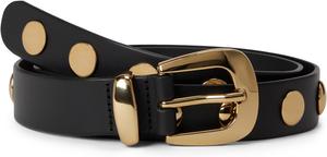 Ремень Madewell Women's Clean Western Belt, True Black Multi/Gold