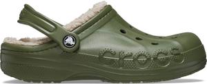 Мужские сабо Crocs Baya с подкладкой, зеленый