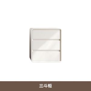 Yu Senyi Комод 50х40х81 см для гостиной и спальни из массива дерева, 4 ящика, узкий, полностью собран, цвет cream white