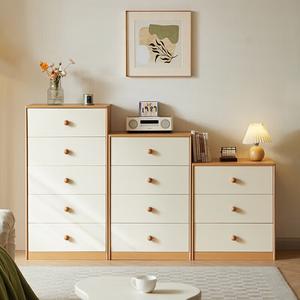 Lin'S Home Furnishing Комод 121 см для гостиной из массива дерева, комбинация 3+4 ящиков