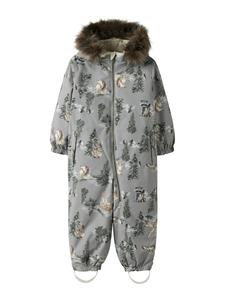 Спортивный костюм NAME IT NMNSNOW10, серый/светло-серый