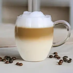 Набор из 2 больших чайных стаканов объемом 400 мл с ситечком и крышкой из нержавеющей стали Markenlos