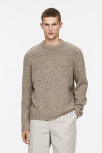 Свитер из смеси шерсти и альпаки Arket, бежевый