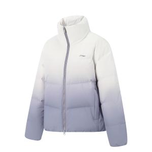 LINING Пуховик женский серии "Фондю", Gradient Purple Ivory/Misty Gray Purple