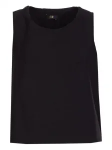 Топ с контрастной отделкой Eleh, черный