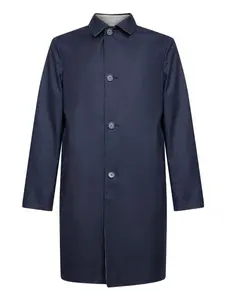 Двустороннее однобортное пальто D4.0, синий