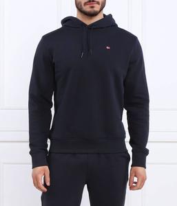 Толстовка мужская Napapijri Balis с капюшоном однотонная, синий