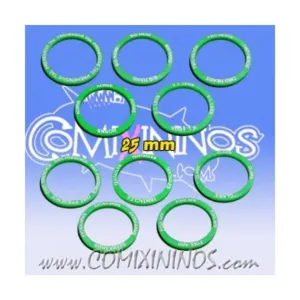 Кольца навыков мутации 25 мм — зеленые, Fantasy Football Miniatures - Accessories (28mm)