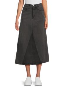 Юбка-миди из денима Tulie Whiskered Joe's Jeans, цвет With Grace