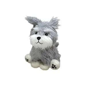 Плюшевая кукла Prominent Scruffy Schnauzer высотой 25 см OU DI PIG