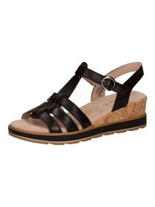 Сандалии на плоской подошве Caprice, черный