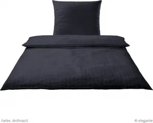 Элегантный комплект постельного белья Chelsea 7013 из сирсакера, цвет кремовый, размер 135x200+80x80 см Elegante